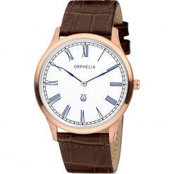 Zegarek kwarcowy w kolorze brązowo-biało-różowozłotym. Brązowe, analogowe zegarki męskie Esprit Watches, ze skóry. W wyprzedaży za 272.95 zł.