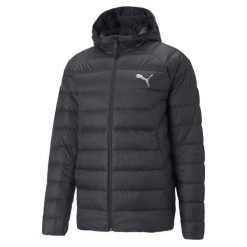 Męska kurtka puchowa PackLITE PUMA Black. Białe kurtki męskie Puma, m, bez wzorów, z poliesteru, sportowe, bez ramiączek, bez kaptura. Za 482.99 zł.