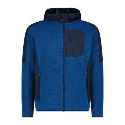 Polar z kapturem na zamek CMP. Niebieskie bluzy z polaru męskie CMP, bez wzorów, z polaru, sportowe, bez ramiączek, z kapturem. Za 356.00 zł.
