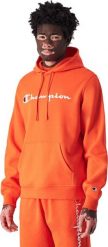 Champion Bluza męska Champion Hooded pomarańczowa 220253 OS014 XL. Brązowe bluzy nierozpinane męskie CHAMPION, m, bez wzorów, bez ramiączek, bez kaptura. Za 230.94 zł.