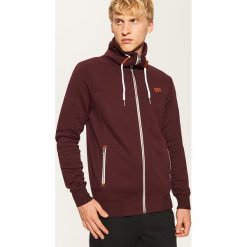 Bluza z wysokim kołnierzem - Bordowy. Bluzy nierozpinane męskie marki House. Za 129.99 zł.
