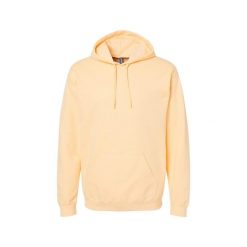 Bluza Z Kapturem Dla Dorosłych Unisex Softstyle Fleece Midweight. Żółte bluzy nierozpinane męskie GILDAN, l, bez wzorów, bez ramiączek, z kapturem. Za 78.99 zł.