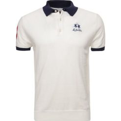 La Martina MAN SWATER Koszulka polo off white. Białe koszulki polo męskie La Martina, z bawełny, polo. W wyprzedaży za 501.75 zł.