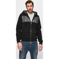 Brave Soul - Bluza. Czarne bluzy rozpinane męskie Brave Soul, l, bez wzorów, z dzianiny, bez ramiączek, z kapturem. W wyprzedaży za 69.90 zł.