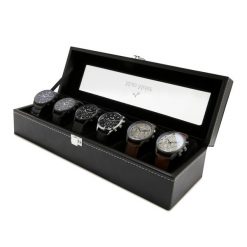 Mats Meier Watchbox Mats Meier Mont Fort Zegarki męskie 1 ct Męskie. Brązowe zegarki męskie Mats Meier, ze skóry, sztuczne. Za 232.99 zł.