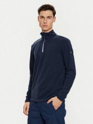 Brunotti Polar Tenno 2421240073 Granatowy Regular Fit. Niebieskie bluzy z polaru męskie Brunotti, m, bez wzorów, z polaru, bez ramiączek, bez kaptura. Za 89.99 zł.