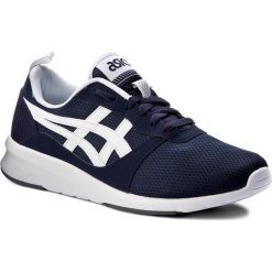 Sneakersy ASICS - TIGER Lyte-Jogger H7G1N Peacoat/White 5801. Niebieskie buty sportowe na co dzień męskie Asics, z materiału, klasyczne. W wyprzedaży za 179.00 zł.