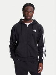 Adidas Bluza Essentials 3-Stripes JD1870 Czarny Regular Fit. Czarne bluzy rozpinane męskie ADIDAS, m, bez wzorów, z syntetyku, bez ramiączek, bez kaptura. Za 249.99 zł.