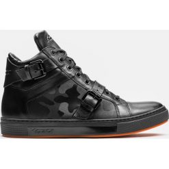 Czarne sneakersy męskie. Buty sportowe na co dzień męskie marki Kazar. Za 549.00 zł.