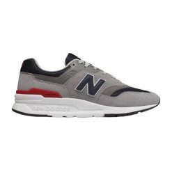 Buty do chodzenia męskie New Balance 997. Szare buty do biegania męskie New Balance, bez wzorów, z materiału, bez zapięcia, do biegania. Za 429.00 zł.