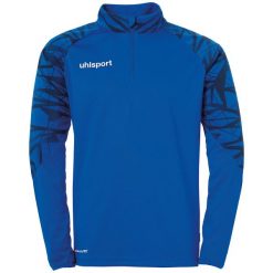 Długi rękaw z zamkiem 1/4 Koszulka Uhlsport Goal 25. Niebieskie koszulki męskie z długim rękawem Uhlsport, xl, bez wzorów, sportowe, bez kołnierzyka, bez ramiączek. Za 201.00 zł.