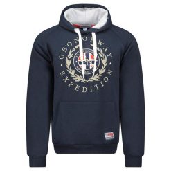 Bluza Geographical Norway GIGER NAVY DB MEN 100 granatowy męska. Niebieskie bluzy nierozpinane męskie Geographical Norway, m, bez wzorów, sportowe, bez ramiączek, bez kaptura. Za 149.00 zł.