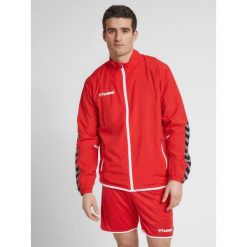 Kurtka Hummel hmlAUTHENTIC Micro. Czerwone kurtki męskie HUMMEL, m, bez wzorów, sportowe, bez ramiączek, bez kaptura. W wyprzedaży za 188.50 zł.