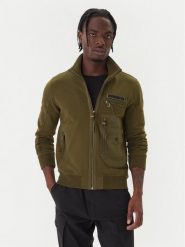 Aeronautica Militare Bluza 252FE2069UF00668 Zielony Regular Fit. Zielone bluzy rozpinane męskie Aeronautica Militare, m, bez wzorów, z bawełny, bez ramiączek, bez kaptura. Za 989.99 zł.