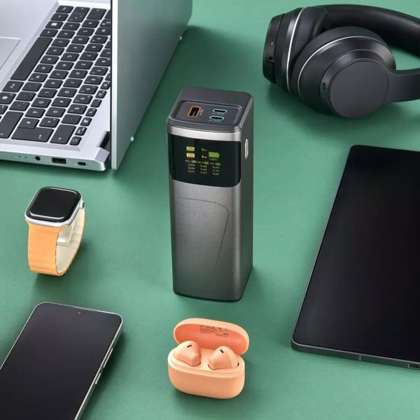 Powerbank Hama High Power Litowo-jonowy (Li-Ion) 24000 mAh szary. Szare powerbanki HAMA. Za 323.99 zł.