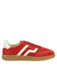 Gant Sneakersy 31633011 Czerwony. Czerwone buty sportowe na co dzień męskie Gant, m, bez wzorów, ze skóry, bez ramiączek, bez kaptura. Za 469.99 zł.