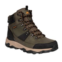Męskie Wodoodporne Buty Do Chodzenia Conrad. Zielone buty trekkingowe męskie Trespass, bez wzorów, sportowe, bez obcasa, bez zapięcia. Za 394.99 zł.