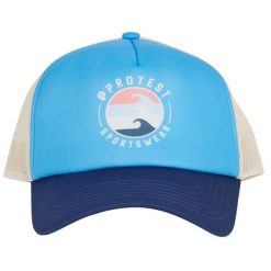 Czapka męska Protest PRTMARKBY cap. Niebieskie czapki męskie Protest, bez wzorów, sportowe. Za 119.99 zł.