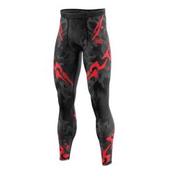 Legginsy sportowe męskie EXTREME HOBBY BLACK PANTHER. Czarne bielizna termoaktywna męska EXTREME HOBBY, l, bez wzorów, z elastanu, bez ramiączek. Za 229.00 zł.