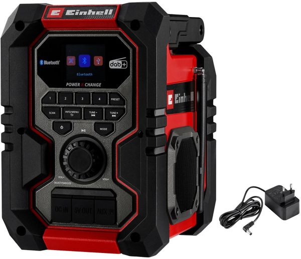RADIO AKUMULATOROWE TE-CR 18 Li DAB+/FM/BT - Solo 3407995. Radia Einhell. Za 629.00 zł.