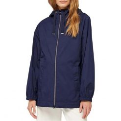 Kurtka GEOX W ISCHIA Niebieski. Niebieskie kurtki męskie Geox, bez wzorów, z tkaniny, bez ramiączek, bez kaptura. Za 645.99 zł.