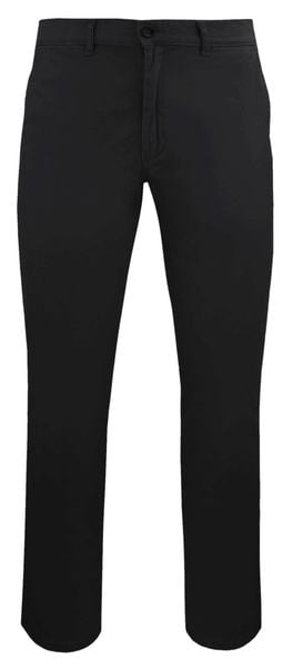 Męskie, Bawełniane Spodnie Typu Chinos - Victorio - Czarne. Czarne eleganckie spodnie męskie Victorio, bez wzorów, z bawełny. Za 279.00 zł.