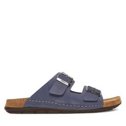 Klapki Scholl. Niebieskie klapki i japonki męskie Scholl, bez wzorów. Za 239.99 zł.