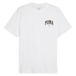 Koszulka sportowa męska Puma Squad Tee. Białe t-shirty sportowe męskie Puma, l, bez wzorów, z bawełny, sportowe, bez ramiączek. W wyprzedaży za 106.50 zł.