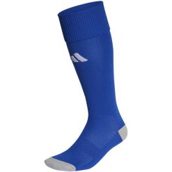 Getry piłkarskie Adidas Milano 23. Niebieskie legginsy męskie ADIDAS, bez wzorów, do piłki nożnej. Za 34.00 zł.