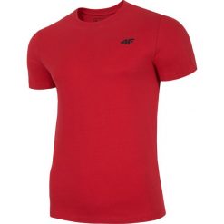T-shirt męski TSM300 - czerwony. T-shirty męskie marki 4f. Za 39.99 zł.