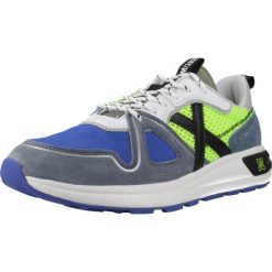 Buty MUNICH FUTTURA 05 Niebieski. Niebieskie buty trekkingowe męskie Munich, bez wzorów, ze skóry, bez zapięcia, trekkingowe. Za 533.99 zł.