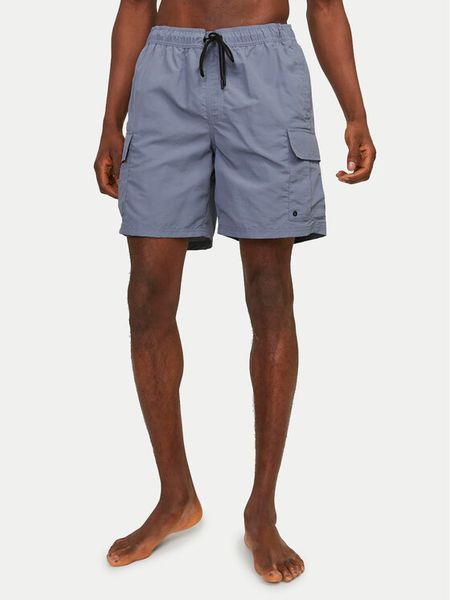 Jack & Jones Szorty kąpielowe Jpstfiji 12257214 Niebieski Regular Fit. Niebieskie kąpielówki męskie Jack & Jones, bez wzorów, z syntetyku. Za 79.99 zł.