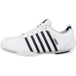 Buty sportowe męskie K-Swiss Arvee 1.5 skórzane sneakersy do kostki klasyczne. Białe sztyblety męskie K-SWISS, bez obcasa, bez zapięcia. Za 269.00 zł.
