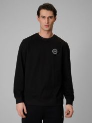 4F Longsleeve regular gładki męski - czarny XXL. Czarne koszulki męskie z długim rękawem 4f, m, bez wzorów, z materiału, bez kołnierzyka, bez ramiączek. Za 129.99 zł.
