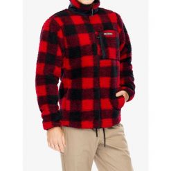Polar męski Columbia Winter Pass Printed Fleece II. Czerwone bluzy z polaru męskie Columbia, m, bez wzorów, z polaru, sportowe, bez ramiączek, bez kaptura. Za 319.99 zł.