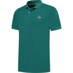 Koszulka tenisowa męska Dunlop Club Polo z kołnierzykiem. Zielone koszulki polo męskie Dunlop, m, bez wzorów, sportowe, bez kołnierzyka, bez ramiączek. Za 139.99 zł.