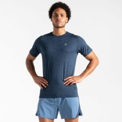 Persist męska sportowa koszulka. Niebieskie t-shirty sportowe męskie Dare 2B, m, bez wzorów, sportowe, bez ramiączek. W wyprzedaży za 119.45 zł.