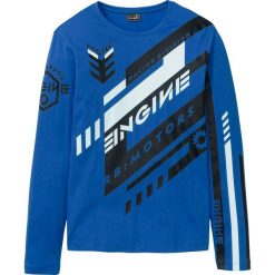 Shirt z długim rękawem Slim Fit bonprix lazurowy. Koszulki męskie z długim rękawem marki bonprix. Za 44.99 zł.