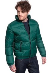 KURTKA WRANGLER THERMO PUFFER PINE W4B7XQG01 112129092. Zielone kurtki męskie Wrangler, na zimę, s, bez wzorów, bez ramiączek, bez kaptura. Za 359.99 zł.