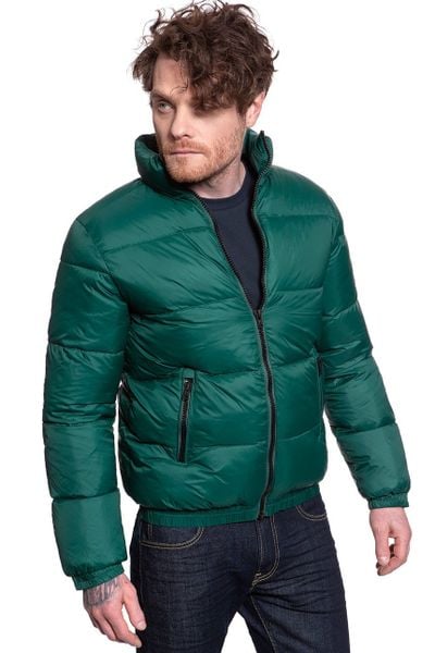 KURTKA WRANGLER THERMO PUFFER PINE W4B7XQG01 112129092. Zielone kurtki męskie Wrangler, na zimę, s, bez wzorów, bez ramiączek, bez kaptura. Za 359.99 zł.