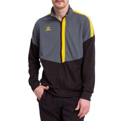 Kurtka Erima Worker Squad. Czarne kurtki męskie Erima, m, bez wzorów, sportowe, bez ramiączek, bez kaptura. W wyprzedaży za 154.45 zł.