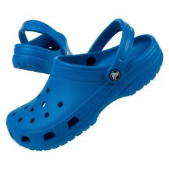 Klapki Sandały chodaki CROCS Classic. Niebieskie klapki i japonki męskie Crocs, bez wzorów. Za 149.00 zł.