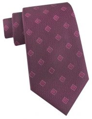 Krawat Męski - Angelo di Monti - Malinowe Bordo w Grochy. Czerwone krawaty i muchy męskie Angelo di Monti, bez wzorów, z tkaniny, eleganckie. Za 45.00 zł.