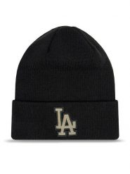 New Era Czapka Metallic Badge La Dodgers 60364349 Czarny. Czarne czapki męskie New Era, na zimę, bez wzorów, z materiału. Za 149.99 zł.