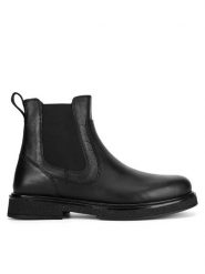 Badura Sztyblety CALEB-02 MI08 Czarny. Czarne sztyblety męskie Badura, ze skóry, bez obcasa, bez zapięcia. Za 329.99 zł.
