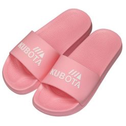 Klapki Męskie Basenowe Kubota Basic. Czerwone klapki i japonki męskie Kubota, bez wzorów. W wyprzedaży za 55.99 zł.