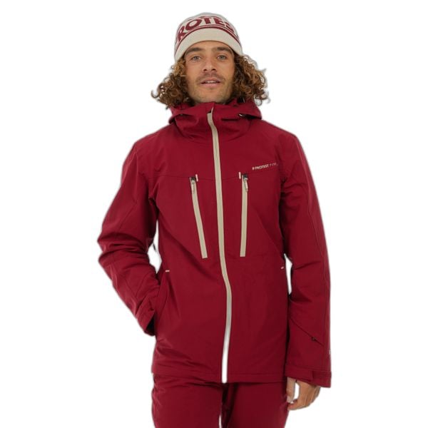 Kurtka narciarska Protest Timothy. Czerwone kurtki narciarskie i snowboardowe męskie Protest, na zimę, m, bez wzorów, bez kaptura, narciarskie. Za 885.50 zł.