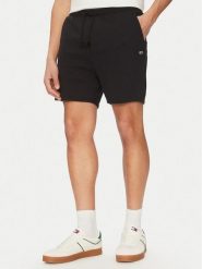 Tommy Jeans Szorty sportowe Entry Graphic DM0DM21369 Czarny Regular Fit. Czarne szorty sportowe męskie Tommy Jeans, bez wzorów, z bawełny, sportowe. Za 129.99 zł.