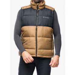 Kamizelka ocieplana męska Columbia Pike Lake II Vest. Brązowe kamizelki męskie Columbia, m, bez kaptura. W wyprzedaży za 509.15 zł.