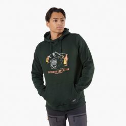 Bluza z kapturem Męska Swedemount Forest Hood. Zielone bluzy z kapturem męskie SWEDEMOUNT, m, bez wzorów, z kapturem. Za 199.99 zł.